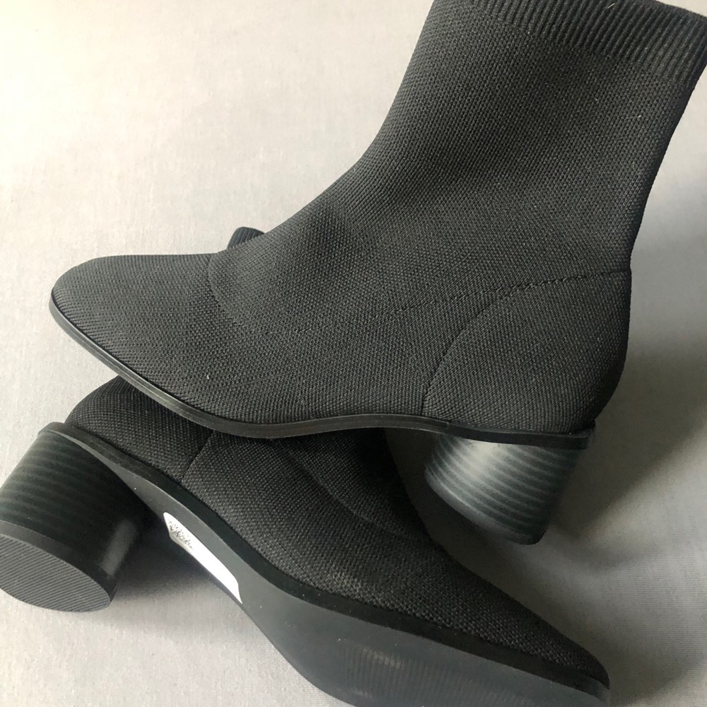 ASOS stretch black boot